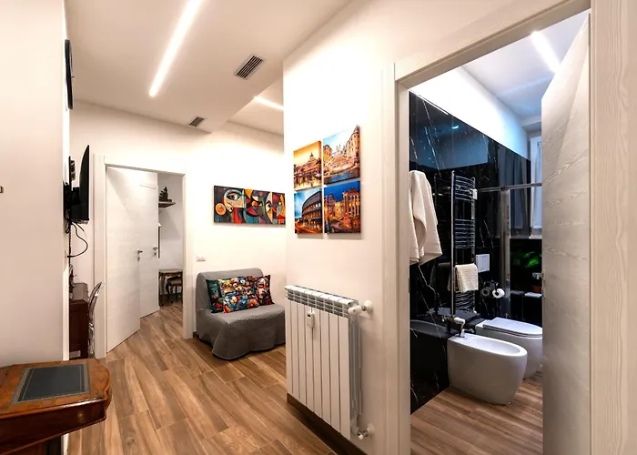 Appartement Bohemian Pigneto Rhome - 2 Bdr 2 Bath Family Friendly Comfort & Elegance - Colosseum At 4 Metro Stops - Secure & Vibrant Area, Pigneto Metro & Historic Car Free Island At 10 Min Walk - Easy Access To Termini, La Sapienza, Policlinico Umberto I Rome